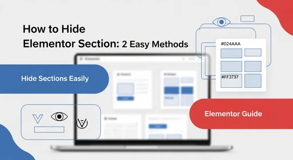 How to Hide Elementor Section: 2 Easy Methods